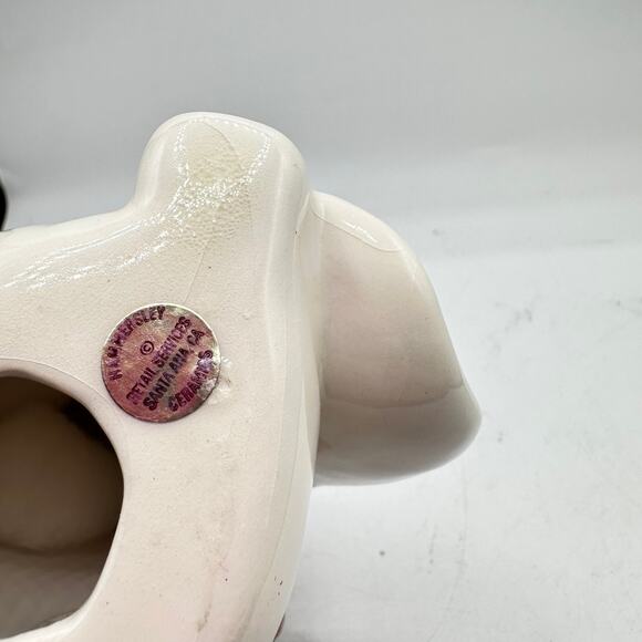 Ceramic VINTAGE 6" Disney Dumbo ELEPHANT with PINK COWBOY HAT FIGURE - Picture 5 of 6